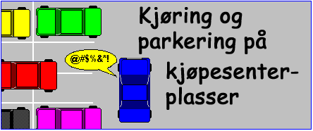 Kjring og parkering p parkeringsplasser